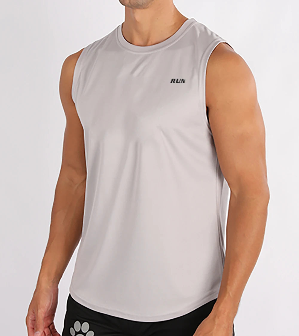 Men's Summer Fitness Vests, Fitness Training Clothes, Speed Fitness, Loose Sleeveless Shirts, Men's Fashion Basketball Vests