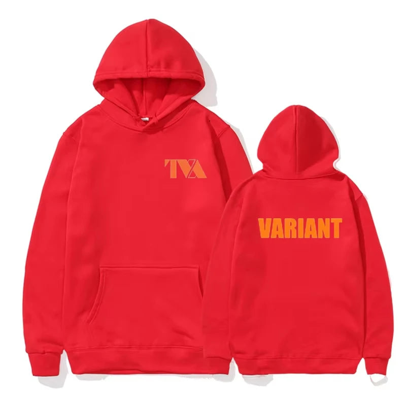 Spring and Autumn fashion new LOKI TVA Variant Letter letter printed streetwear unisex hoodie Unix warm casual sportswear