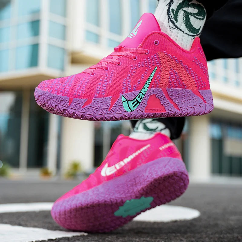 Anti Slip Wear Resistant Basketball Shoes High Top Stable Support Shock Absorption Breathable Upper Outdoor Street SportsFitness