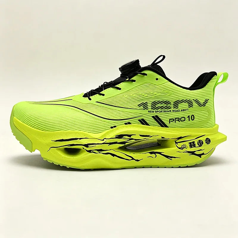 Men Propulsive Carbon Plate Racing Shoes Breathable Wide Fit Energy Return Marathon Sneakers Cushion for Women Running Trainers
