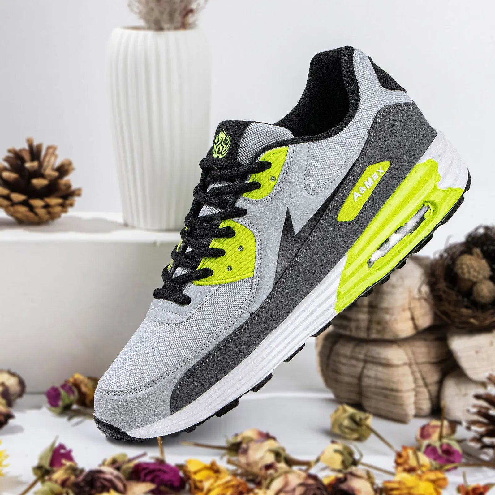 Men's Running Shoes Breathable Air Cushion Sneakers Athletics Sport Trainer Tennis Basketball Shoes