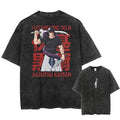 2026 Anime Jujutsu Kaisen Fushiguro Toji Printed T-shirt Men's and Women's Washed T-shirt High Quality Vintage T-shirt Tops
