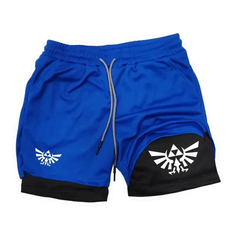 Zelda Themed Men's 5-Inch Workout Shorts | Quick Dry Loose Fit for Basketball, Running & CasualZY0077 Wear