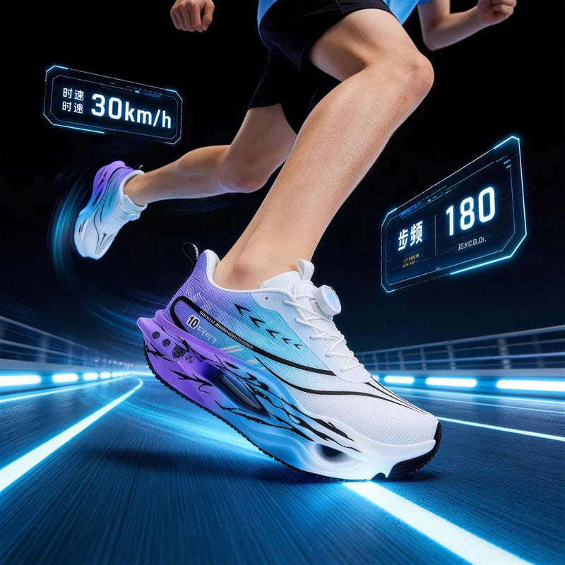 Men Propulsive Carbon Plate Racing Shoes Breathable Wide Fit Energy Return Marathon Sneakers Cushion for Women Running Trainers