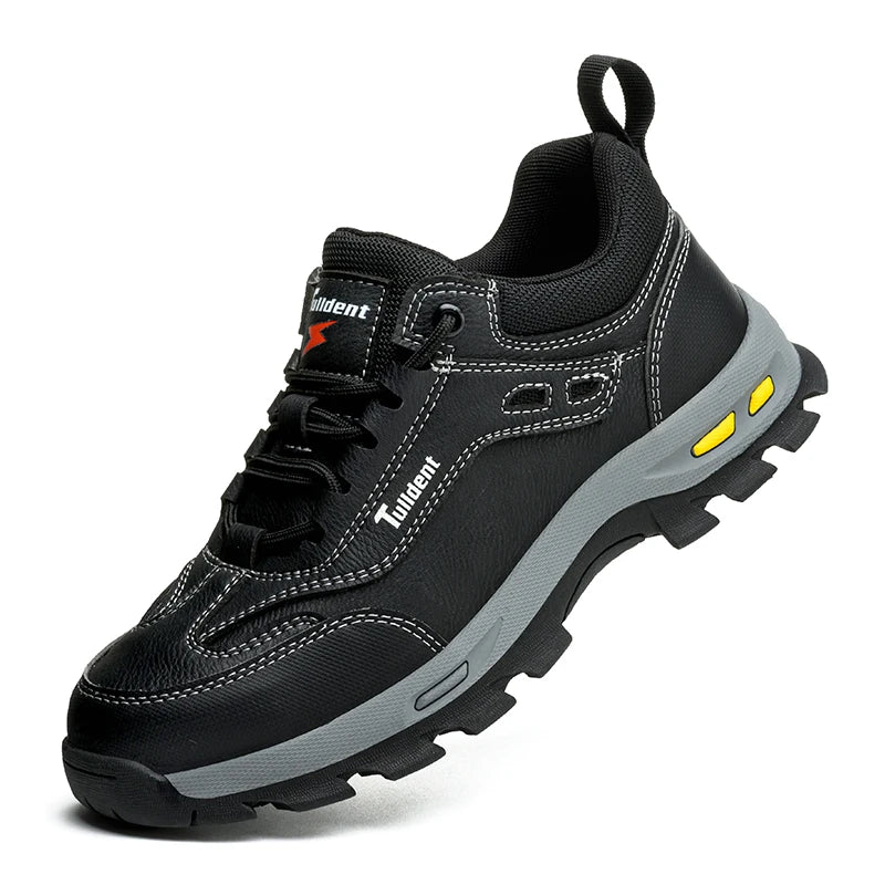 New Men's Safety Shoes, Puncture Resistant Work Shoes, Men's Protective Shoes, Wear-Resistant Work Boots Tactical Boots