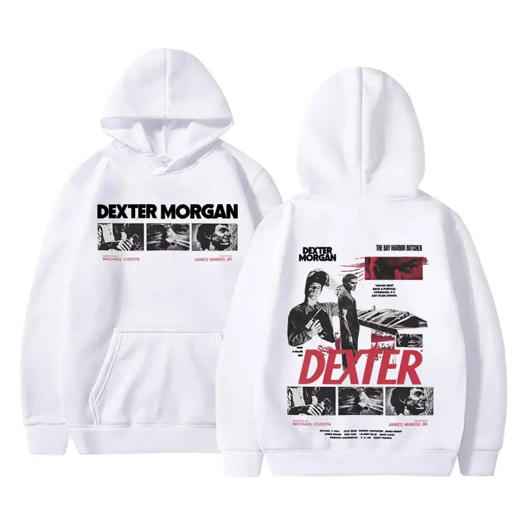 TV program Dexter Morgan The Bay Harbour Butcher Men's hoodie Casual hoodie Retro fashion Y2K Comfortable Sweatshirt