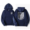 Japan Anime Attack on Titan Men Hoodies Spring Autumn Hip Hop Casual Pullover Top Hoodie Fashion Sweatshirts Jogging Sportswear
