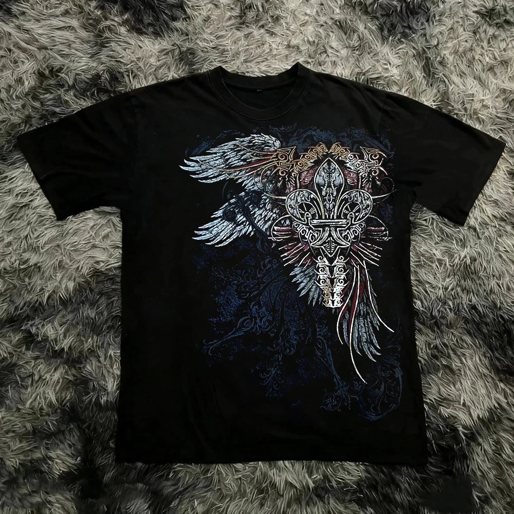Vintage Y2K Tapout T Shirt Men Women Summer Graphic Print T-shirt USA Y2K 90s Tee Fashion Gothic Streetwear Summer Tee Tops
