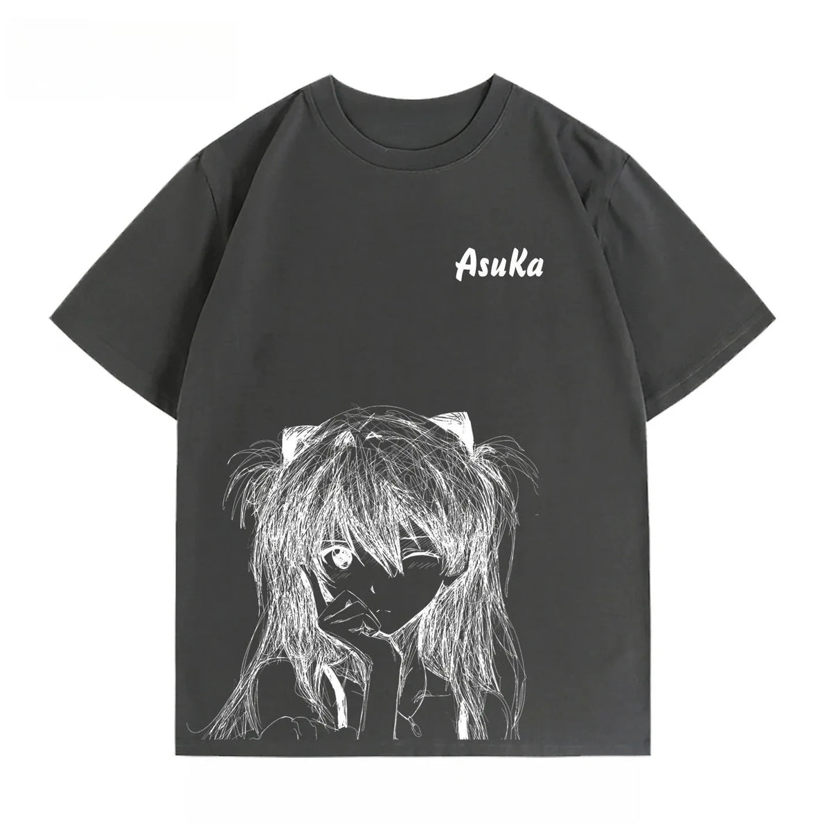Neon Genesis Evangelion Ayanami Rei Asuka Classic Style Short Sleeve T-shirt Men Women 2026 Summer Men Women Cotton Tee Tops