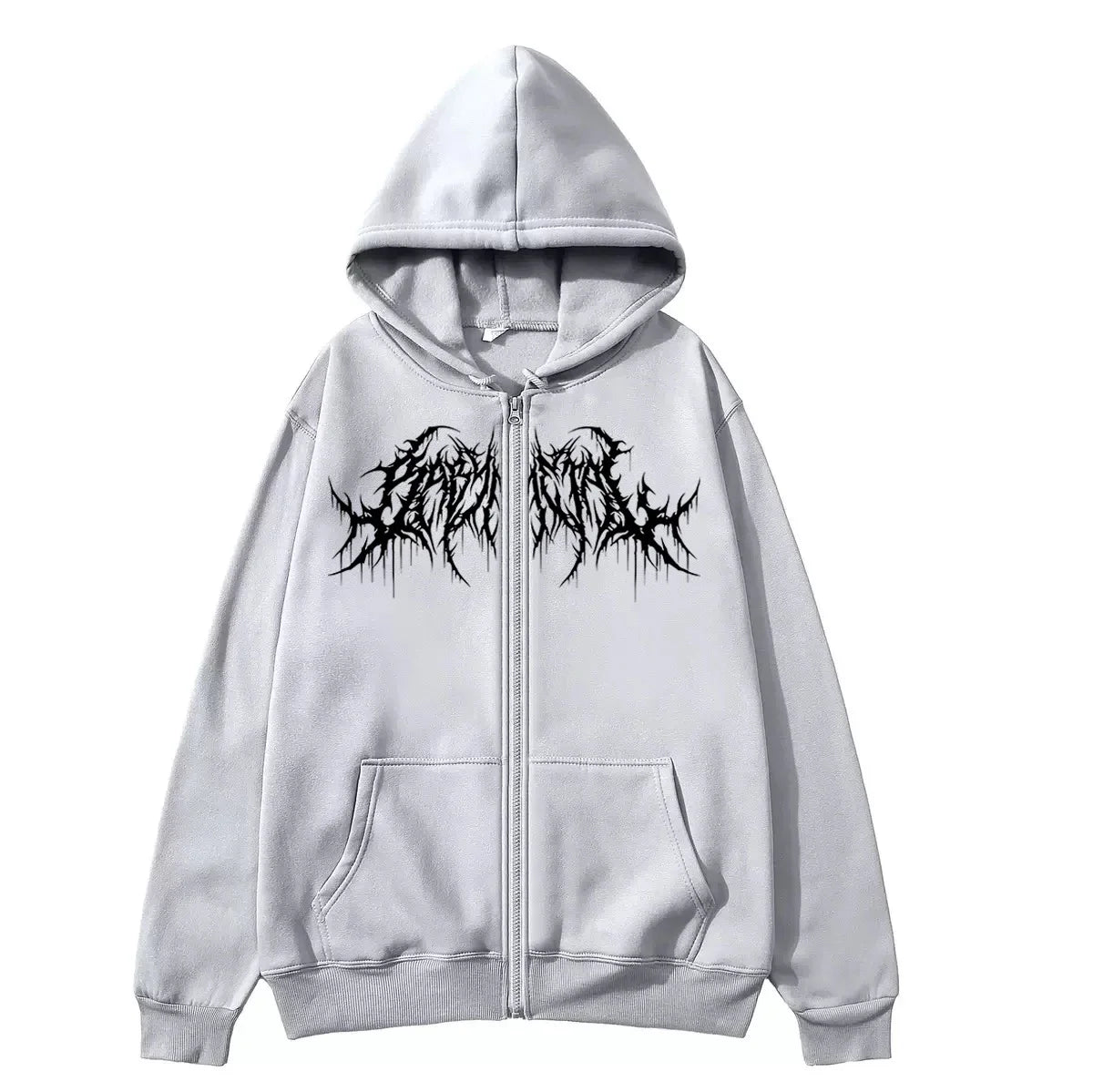 Y2K Zip-Up Hoodie, Men, Clothes with Graphic Prints, Hip Hop Style, Gothic 2026 Autumn Winter Keep Warm Long Sleeves Sweatshirt