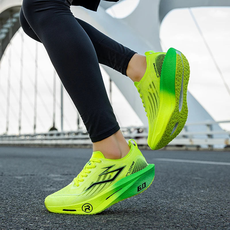Sports Running Sneakers For Men Lightweight Carbon Board Athletic Casual Sneakers Women Outdoor Men's Walking Basketball Shoes