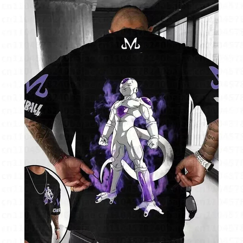 Saiyan Son Goku Anime Dragon Ball Harajuku Men Summer T-shirt 2026 Oversized Retro Street Women Casual Loose Short Sleeve Unisex