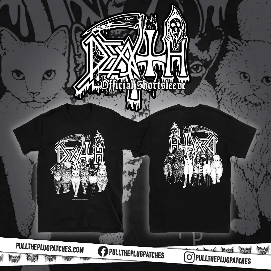 Death Kittens Short Sleeve Men Women Oversized T-shirt Punk Heavy Meatal Band Shirt Streetwear Cotton Tee Female Male Clothing