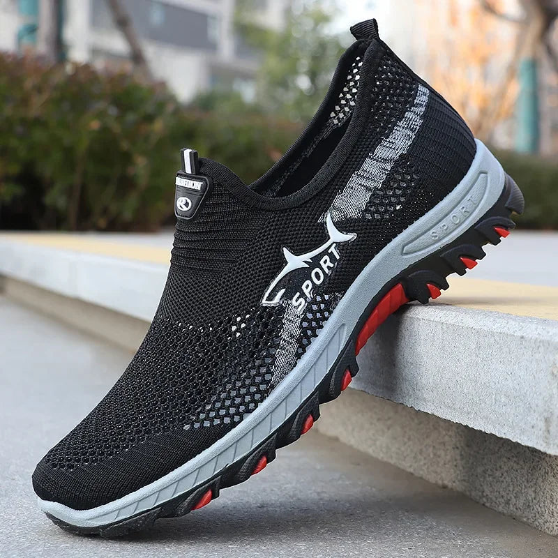 Men's Summer Sneakers Sporty Men's Mesh Shoes Breathable Sports Shoes Canvas lightweight Sneakers Cheap Shoes Clearance