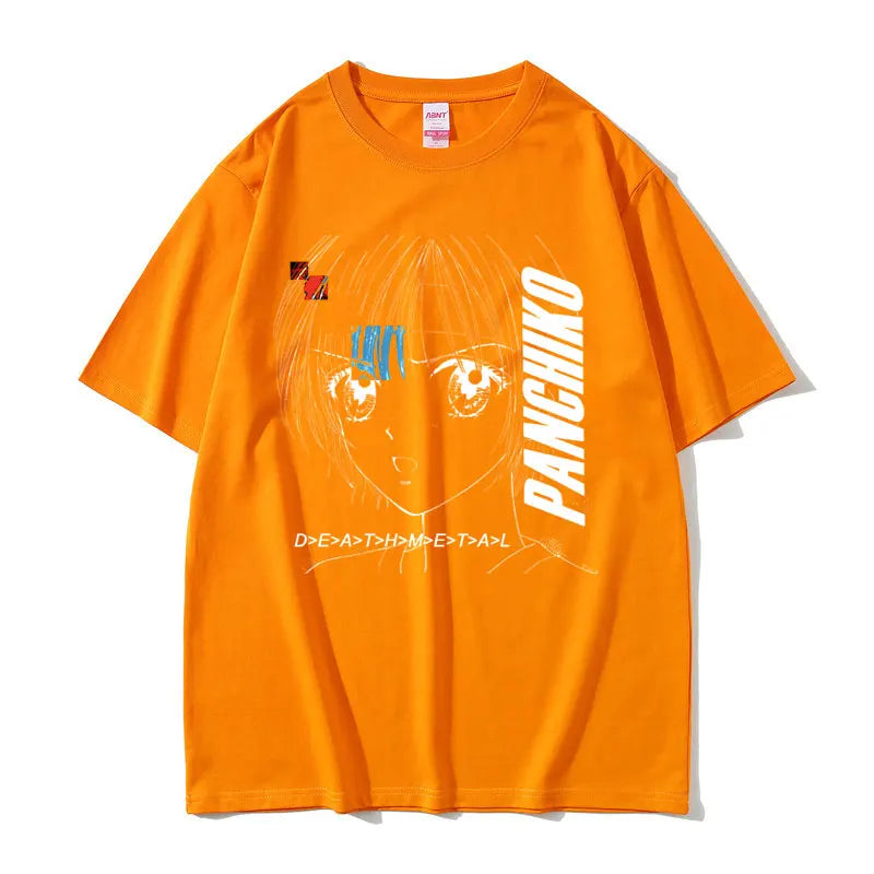 Rock Band Panchiko DEATHMETAL Album Graphic Print Tshirt Men Women Vintage Casual T-shirts Male Oversized Tees Gothic Streetwear