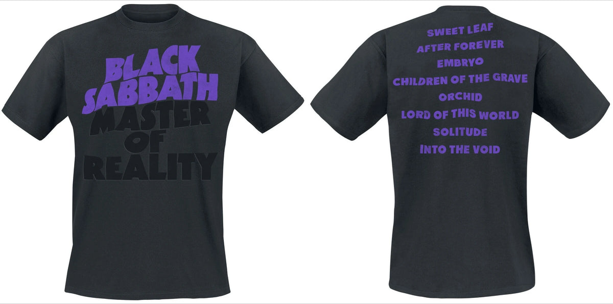 Black Sabbath Vintage Devil Print Cotton T-shirt Men Women Heavy Metal Band Unisex Short Sleeve Tee
