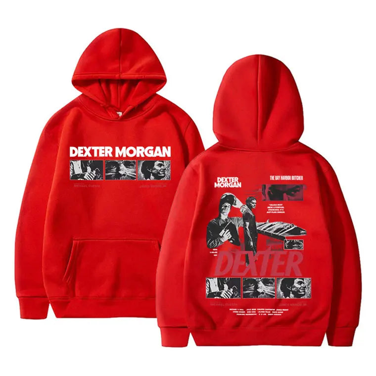 TV program Dexter Morgan The Bay Harbour Butcher Men's hoodie Casual hoodie Retro fashion Y2K Comfortable Sweatshirt