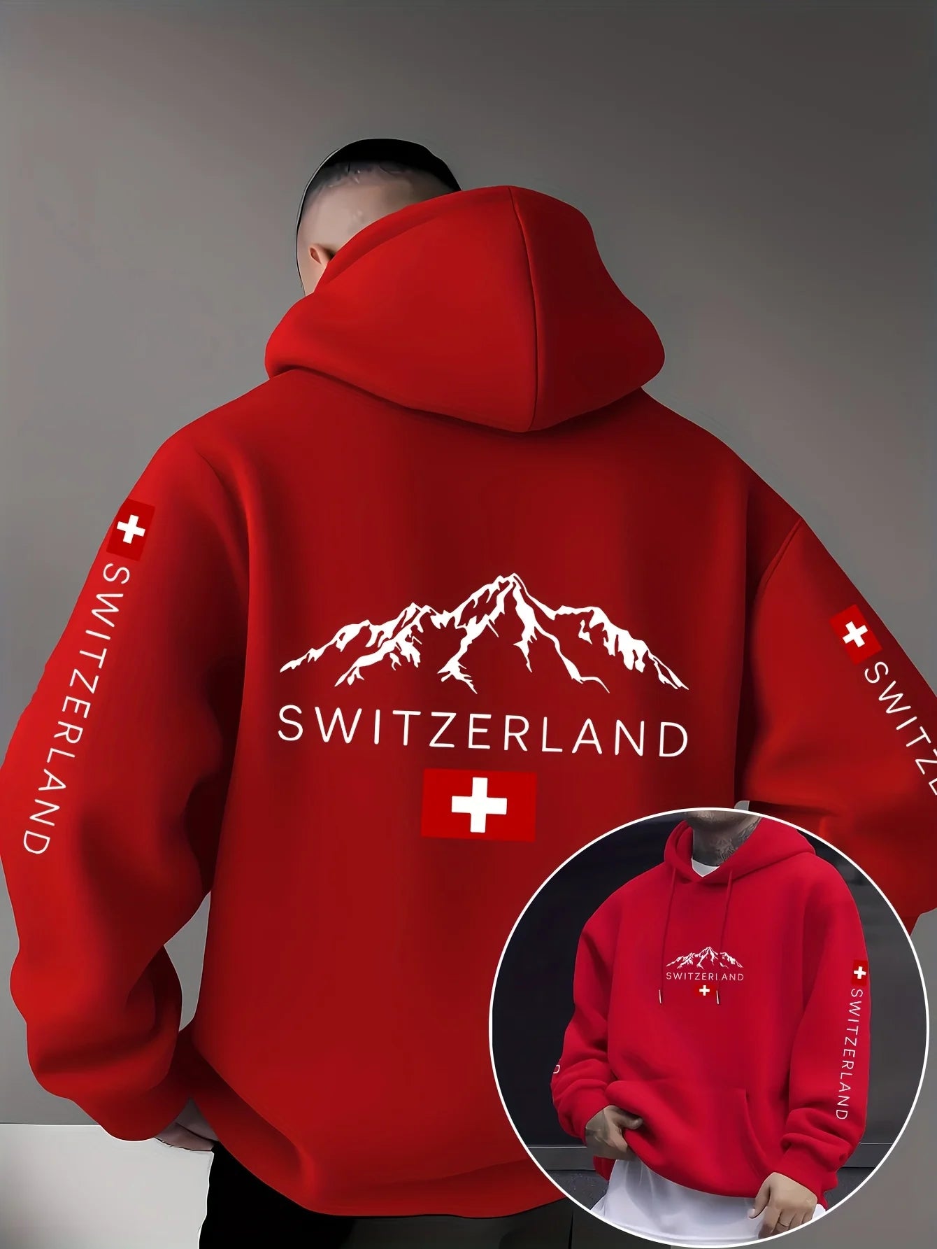 2026American Best-selling Cool Men Women Hooded Sweatshirt Autumn Winter Daily Outdoor Vacation Fitness Casual Loose