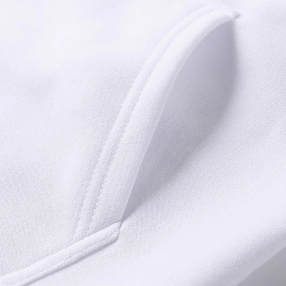 Blank Fleece Pullover Hoodie Men Fashion Hooded Sweatshirt Unisex Black White Hoodies For Men Sudaderas Para Hombres Polerones