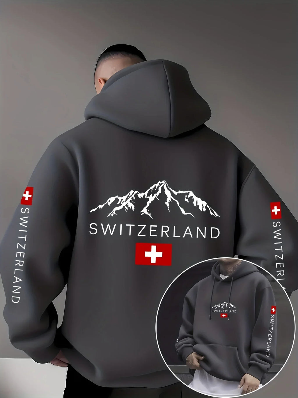 2026American Best-selling Cool Men Women Hooded Sweatshirt Autumn Winter Daily Outdoor Vacation Fitness Casual Loose