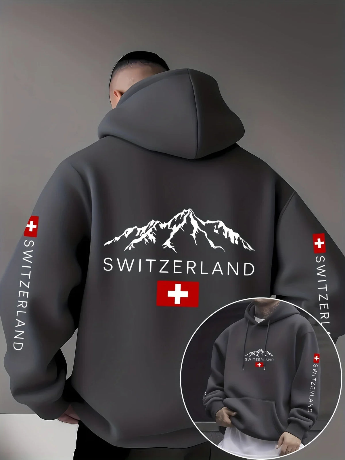 2026American Best-selling Cool Men Women Hooded Sweatshirt Autumn Winter Daily Outdoor Vacation Fitness Casual Loose