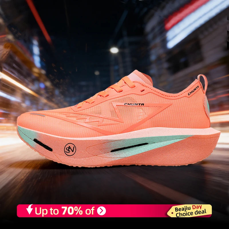 2026Running Shoes Carbon Plate Marathon Speciality Men Sports Breathable Lightweight Women's Comfortable Chunta Leisure Sneakers