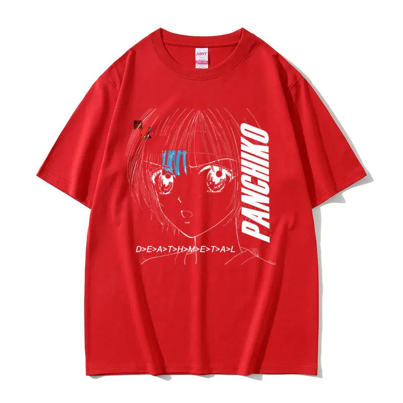 Rock Band Panchiko DEATHMETAL Album Graphic Print Tshirt Men Women Vintage Casual T-shirts Male Oversized Tees Gothic Streetwear