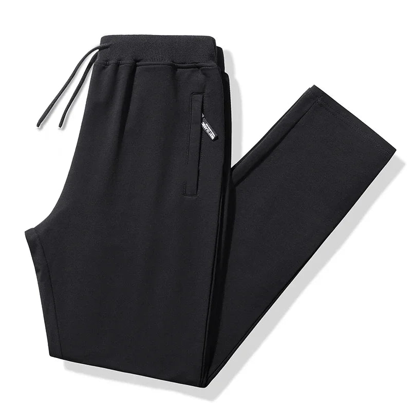 Plus Size Men's Baggy Sweatpants 7XL 6XL 5XL Sportswear Elastic Waist Casual Pants Black Cotton Joggers Trousers Male Clothing