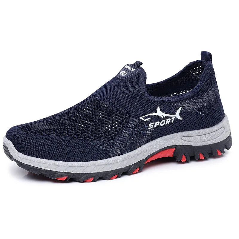 Men's Summer Sneakers Sporty Men's Mesh Shoes Breathable Sports Shoes Canvas lightweight Sneakers Cheap Shoes Clearance