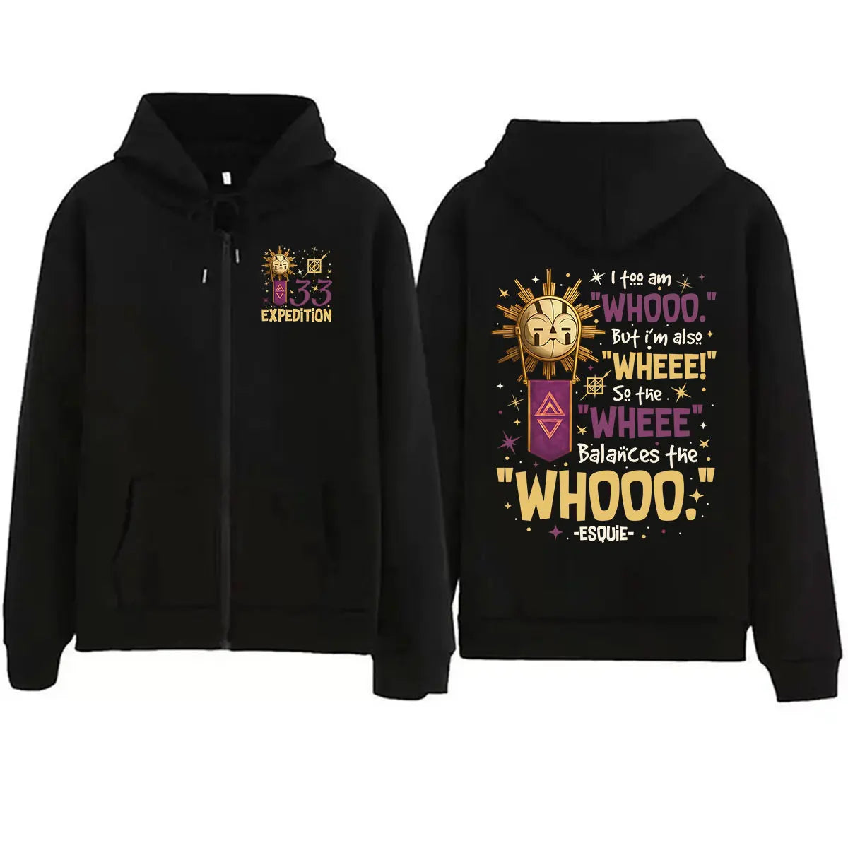 For Those Who Come After Zip Up Hoodie Clair Obscur Expedition 33 Game Fans Men Women Sweatshirt Vintage Oversized Coats Hoodies