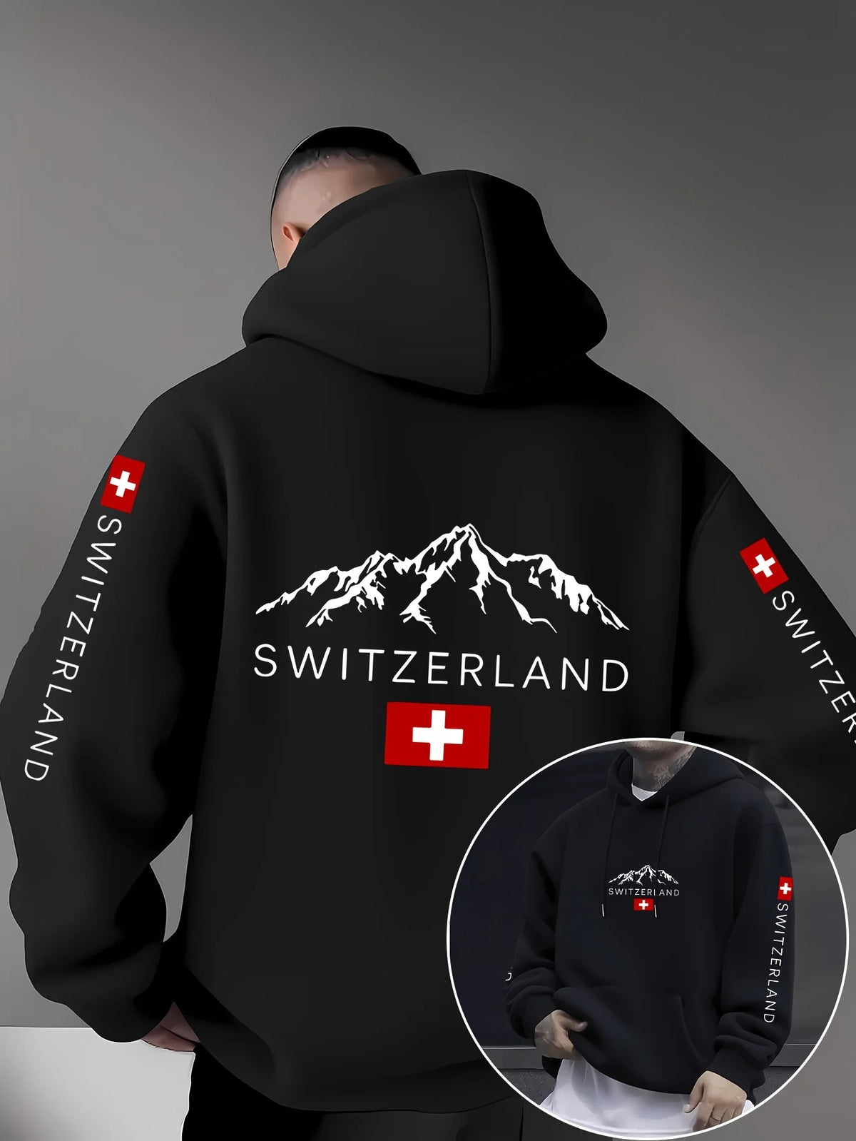 2026American Best-selling Cool Men Women Hooded Sweatshirt Autumn Winter Daily Outdoor Vacation Fitness Casual Loose