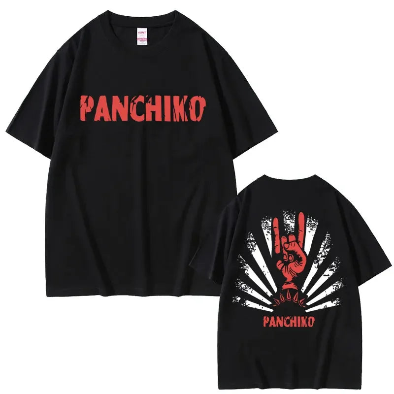 Rock Band Panchiko DEATHMETAL Album Graphic Print Tshirt Men Women Vintage Casual T-shirts Male Oversized Tees Gothic Streetwear