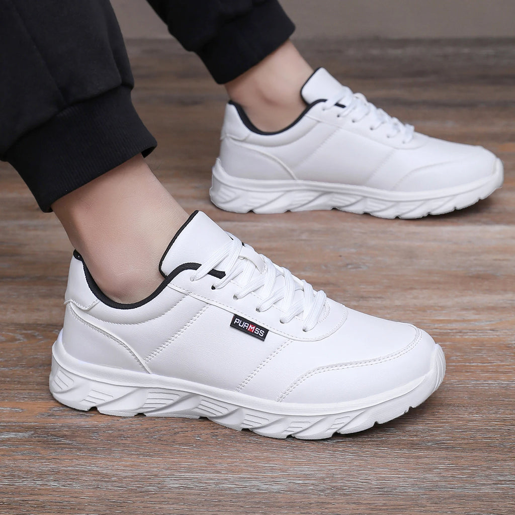 Men Shoes Soft Moccasin Shoes Comfortable Casual Shoes for Men Solid Black White Walking Men Sneakers Footwear Plus Size 39-46