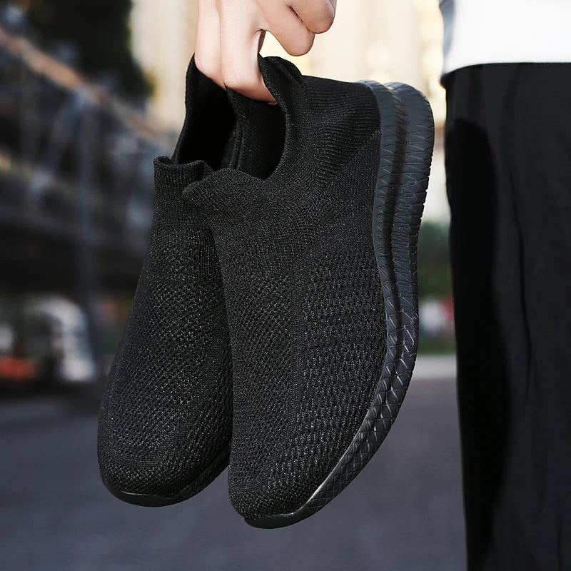 Men Sneakers Shoes For Men Lightweight Tenis Comfortable Mesh Breathable Casual Shoes Outdoor Walking Gym Shoes Size 39-46