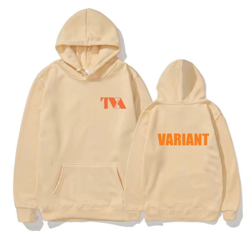 Spring and Autumn fashion new LOKI TVA Variant Letter letter printed streetwear unisex hoodie Unix warm casual sportswear