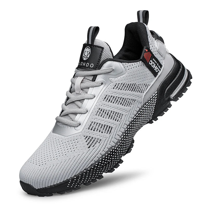 CLOHOO Mesh Upgraded Thick Bottom Foam Sports Casual Shoes Breathable Wear-Resistant Comfortable Footwear for Active Lifestyle