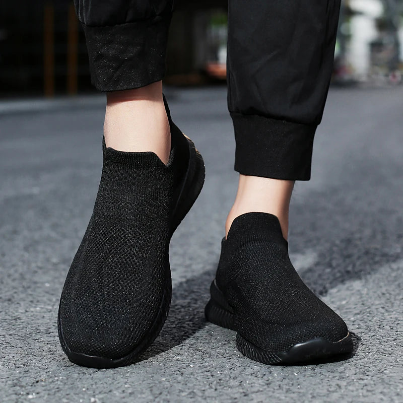Men Sneakers Shoes For Men Lightweight Tenis Comfortable Mesh Breathable Casual Shoes Outdoor Walking Gym Shoes Size 39-46