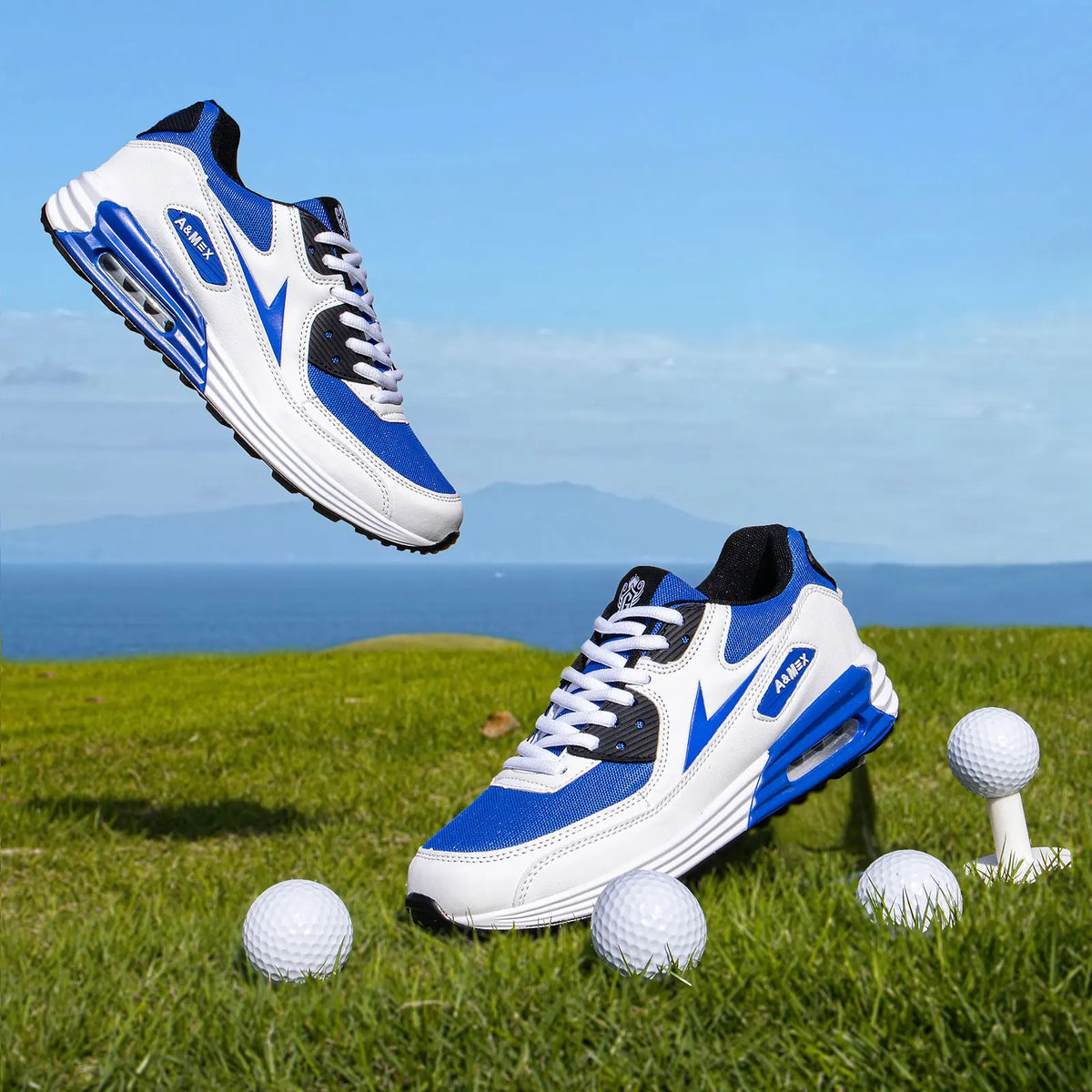 Men's Running Shoes Breathable Air Cushion Sneakers Athletics Sport Trainer Tennis Basketball Shoes