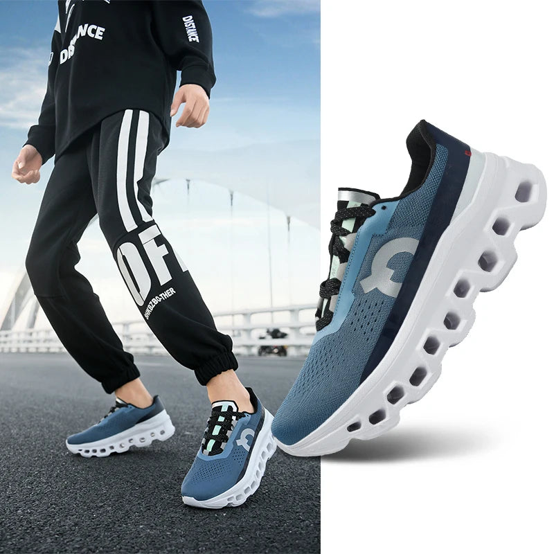 2026 Air Cushion Running Shoes Jogging Marathon Men Sports Breathable Lightweight Women's Comfortable Nonskid Leisure Sneakers