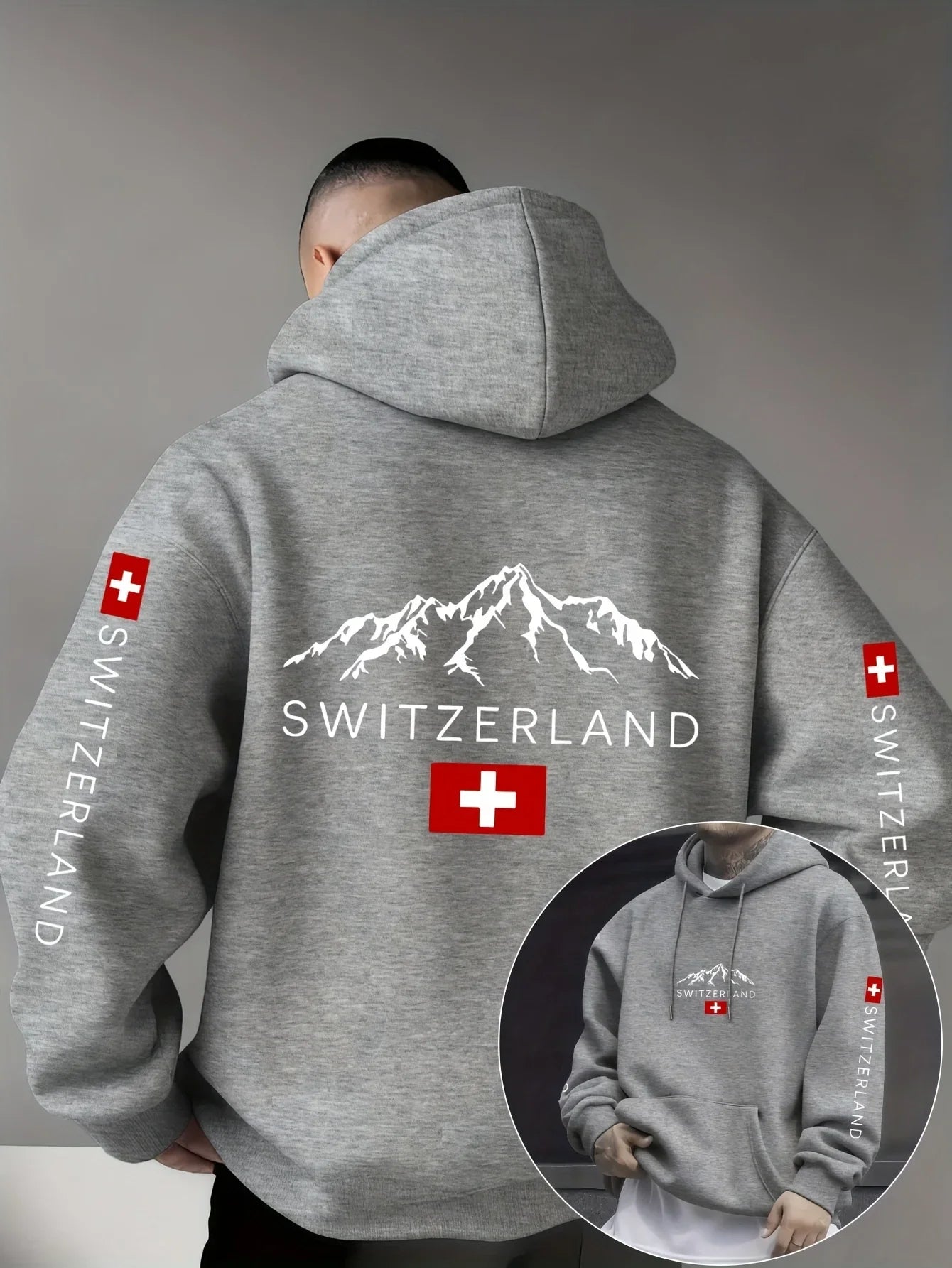 2026American Best-selling Cool Men Women Hooded Sweatshirt Autumn Winter Daily Outdoor Vacation Fitness Casual Loose