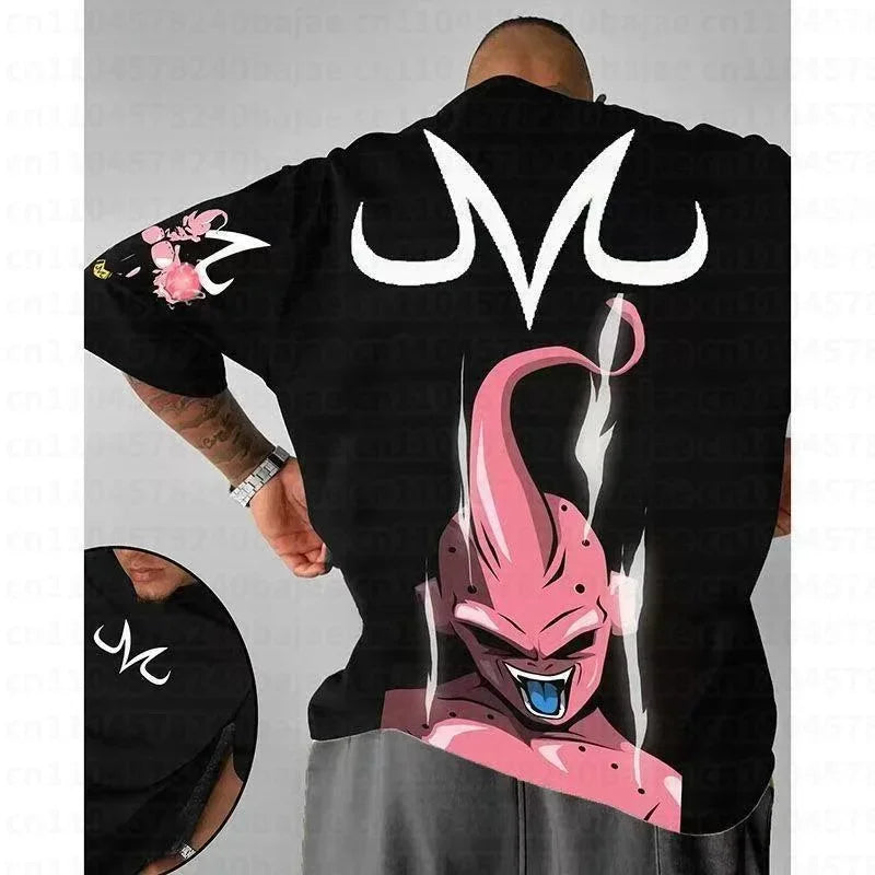 Saiyan Son Goku Anime Dragon Ball Harajuku Men Summer T-shirt 2026 Oversized Retro Street Women Casual Loose Short Sleeve Unisex