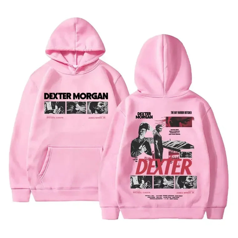 TV program Dexter Morgan The Bay Harbour Butcher Men's hoodie Casual hoodie Retro fashion Y2K Comfortable Sweatshirt