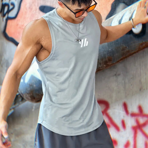 2024 newest Summer Gym Vest High Quality mesh Shirt Sleeveless T-shirts Men Tank Tops basketball running Fitness Sports Vest men