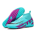 Fashion Pink Soccer Shoes Men's  Professional Lightweight Sock Football Boots Outdoor Non-slip Original Football Cleats Sneakers
