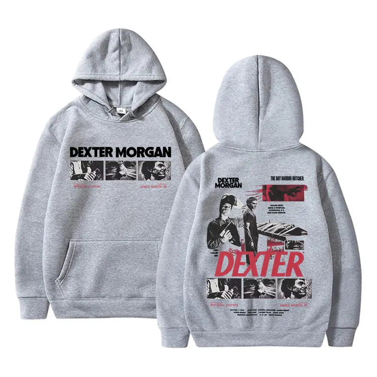 TV program Dexter Morgan The Bay Harbour Butcher Men's hoodie Casual hoodie Retro fashion Y2K Comfortable Sweatshirt