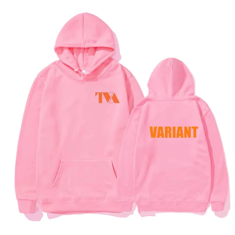Spring and Autumn fashion new LOKI TVA Variant Letter letter printed streetwear unisex hoodie Unix warm casual sportswear