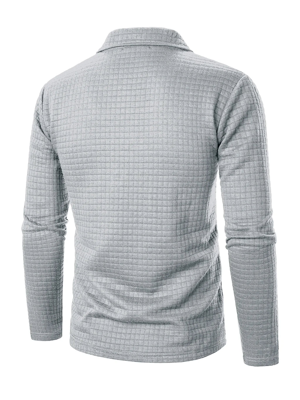 2025 New Spring and Autumn Europe Men Knitted Grid Texture Casual Large hoodie Jumper Small Plaid Jacquard Men clothing