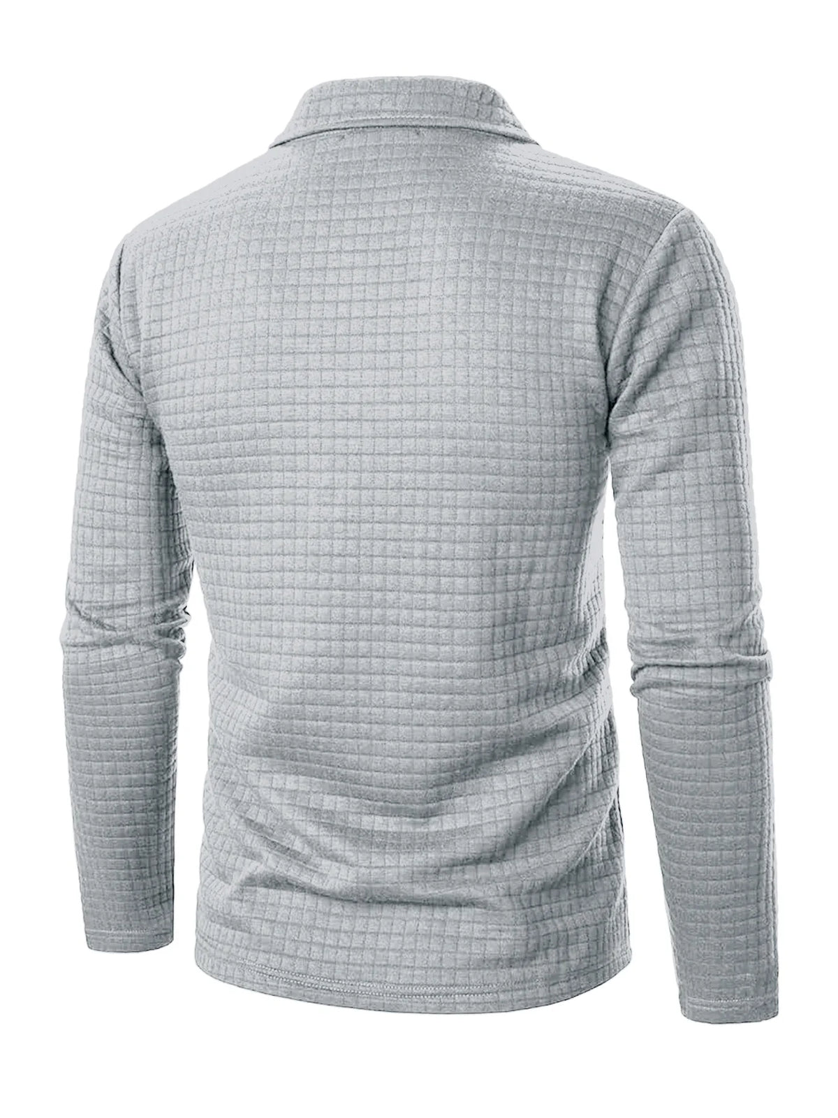 2025 New Spring and Autumn Europe Men Knitted Grid Texture Casual Large hoodie Jumper Small Plaid Jacquard Men clothing