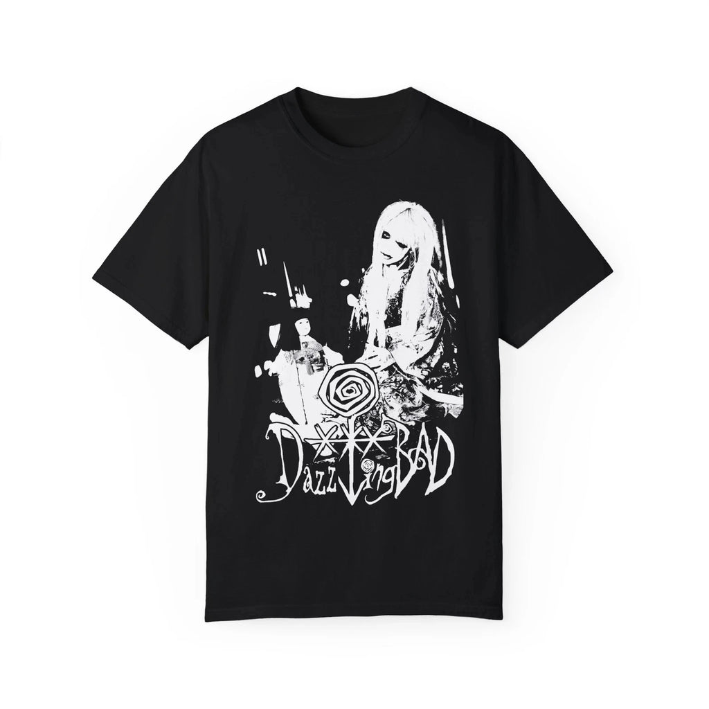 American Vintage DazzlingBAD Japanese Band Merch Gothic T-Shirt Summer New Vintage Fashion Men's and Women's Streetwear