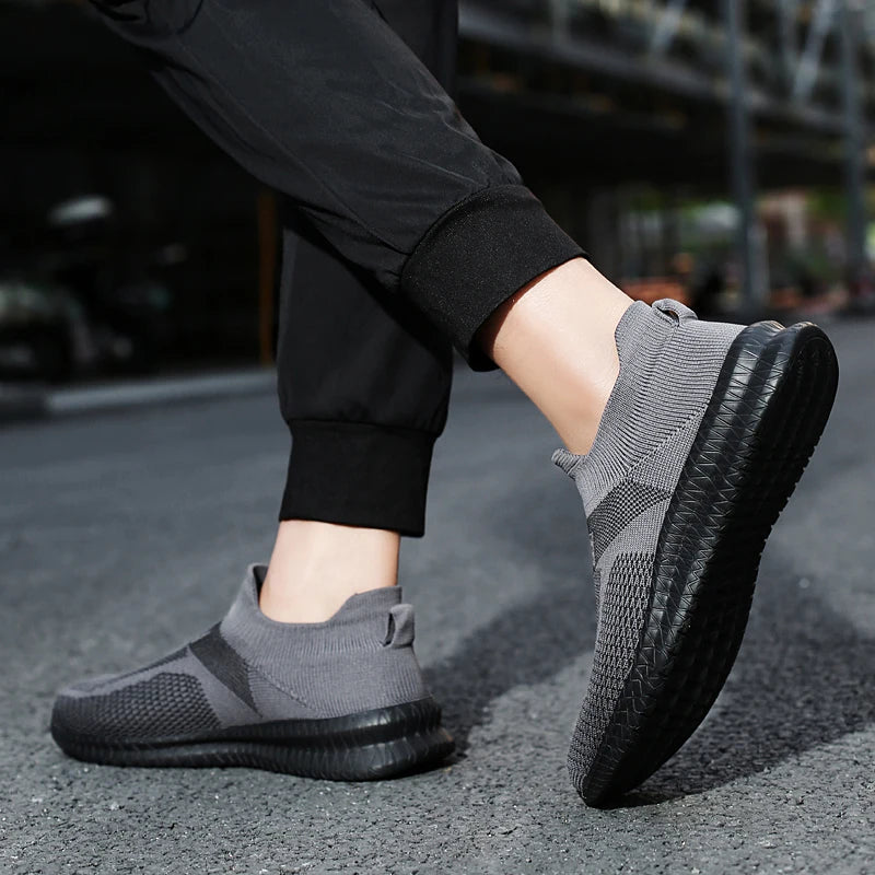Men Sneakers Shoes For Men Lightweight Tenis Comfortable Mesh Breathable Casual Shoes Outdoor Walking Gym Shoes Size 39-46